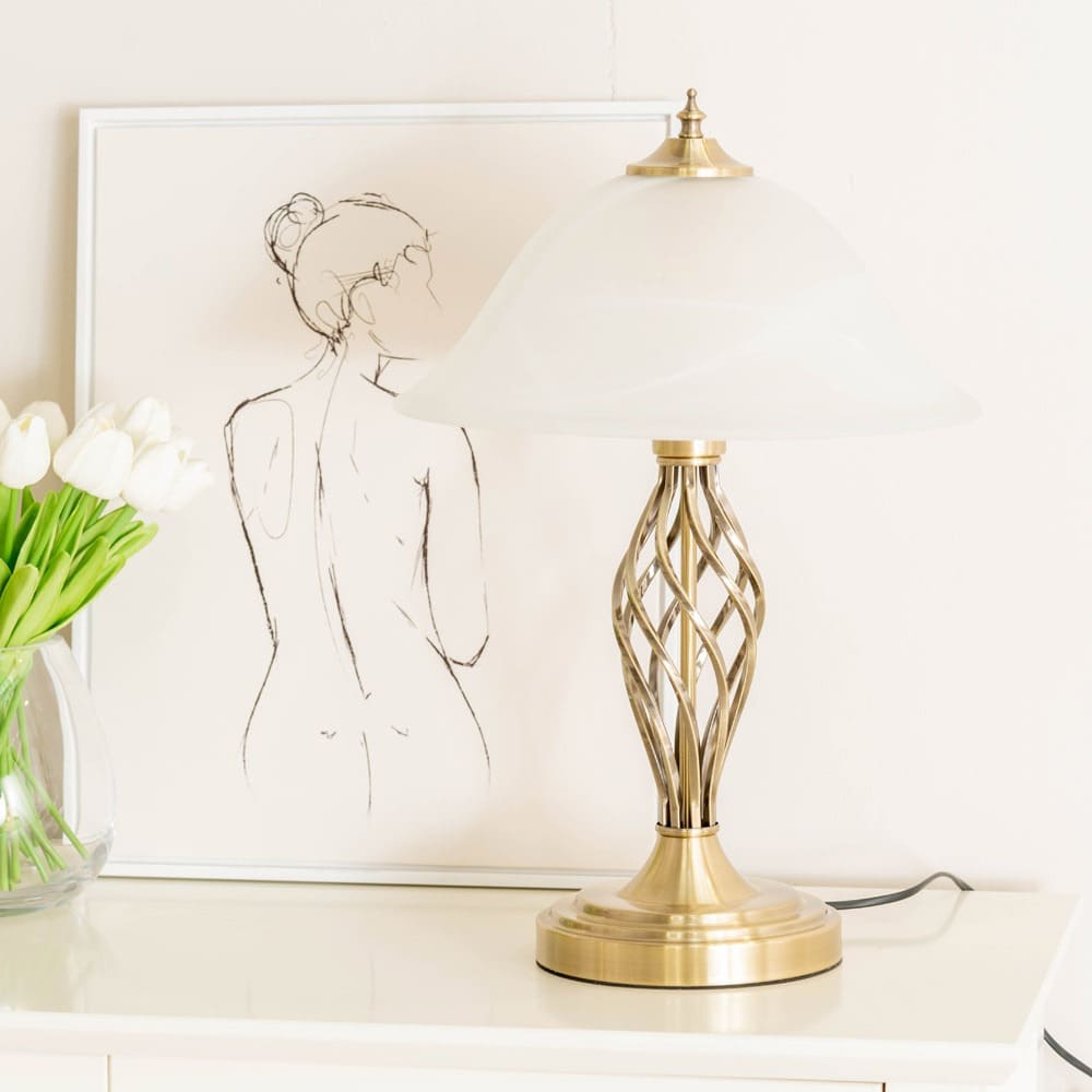 Lighting Superarket Kingswood Barley Twist Square Base Traditional - View #2