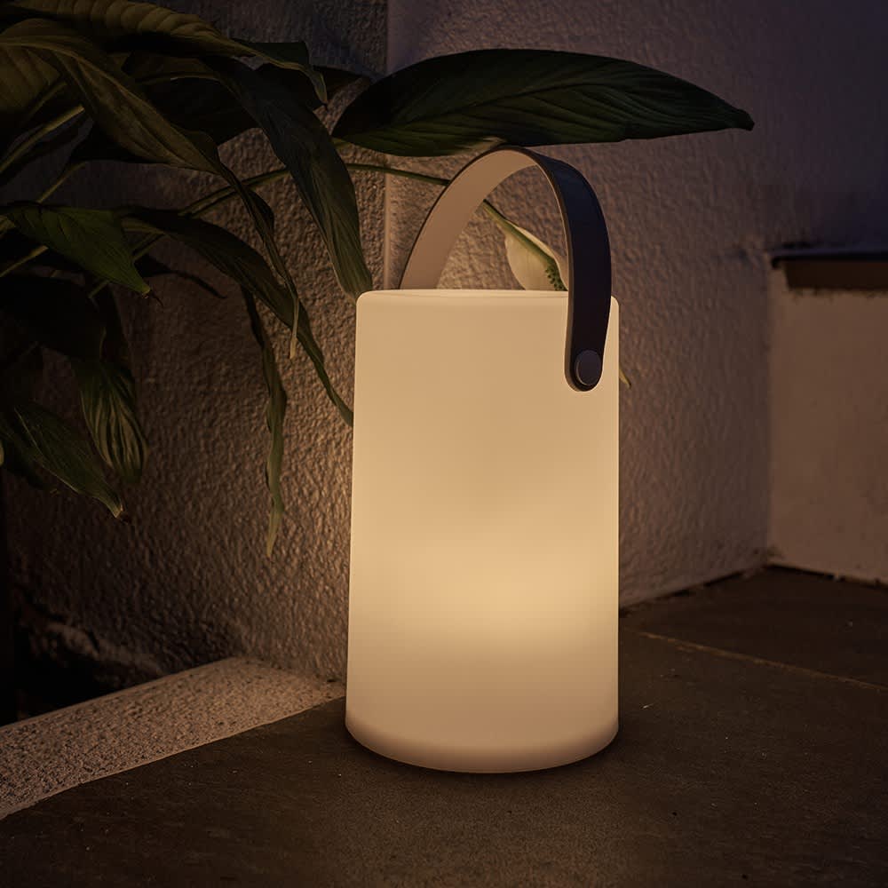 Daomu IP44 LED RGB Cylinder Table Lantern | Value Lights