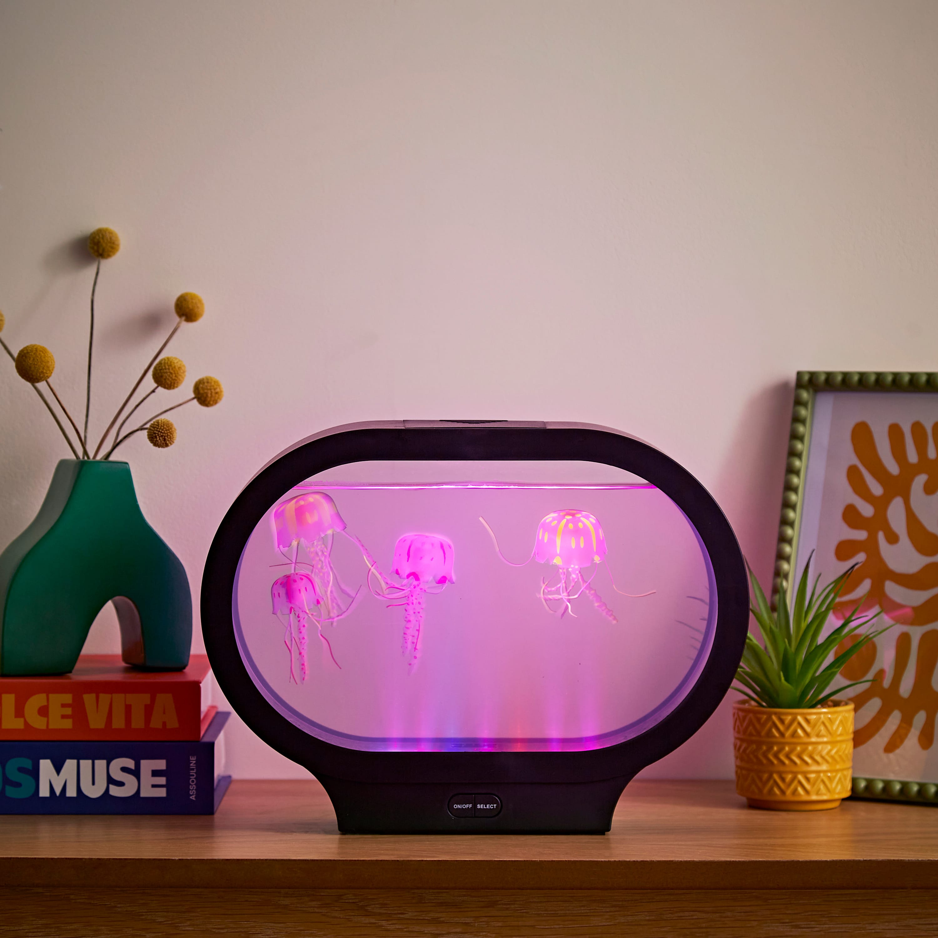 colorful fish tank led light jellyfish aquarium lamp water box Bedside Decoration Lava Night 2.5ft Electric Fake Tank Color Changing Bubble Fish Aquarium Lamp Kids Gifts Discover the Sensory Bubble Tube Lamp Jellyfish Aquarium Lamp