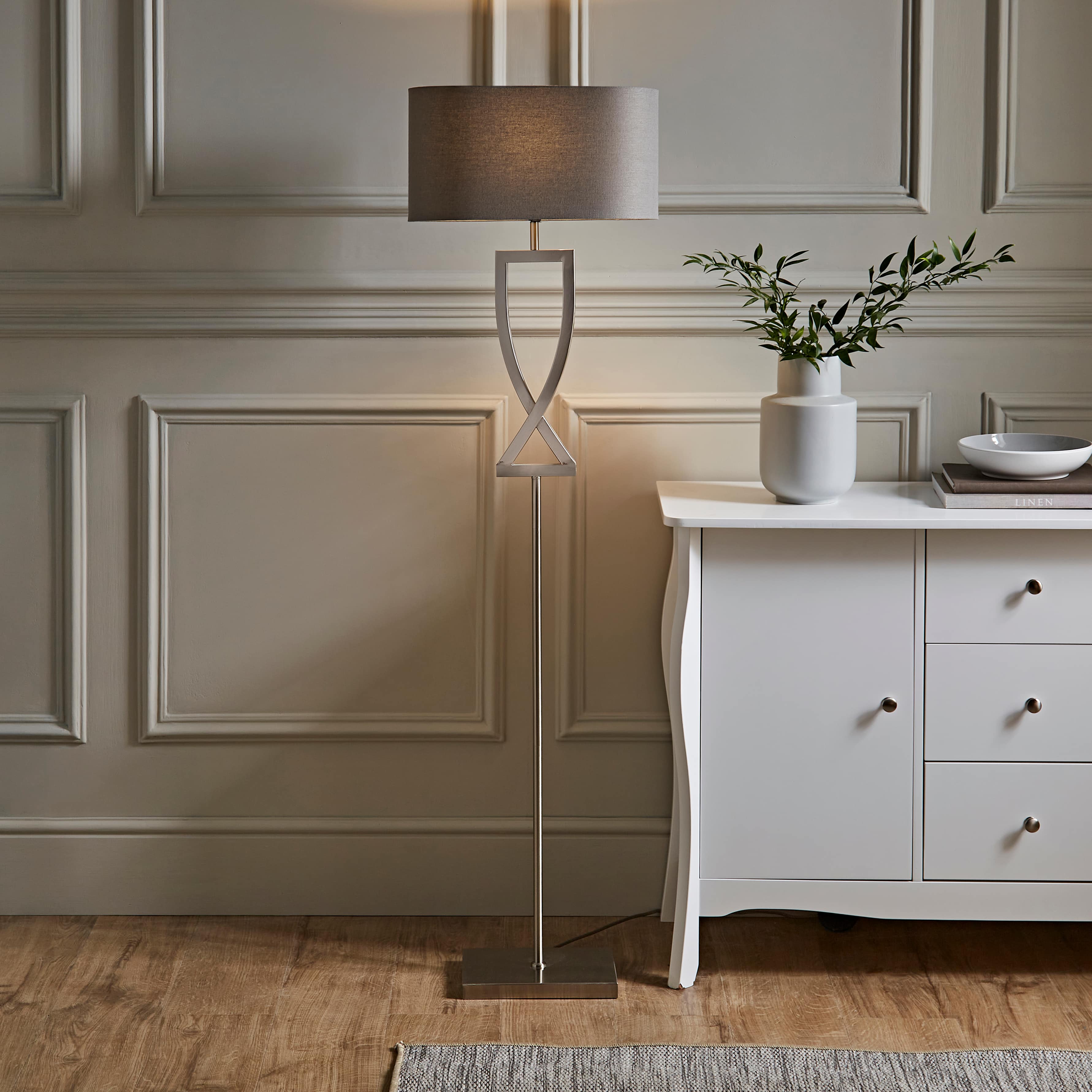 Happy Hoewares Conteporary Designer Att Black Etal Integrated LED - View #4