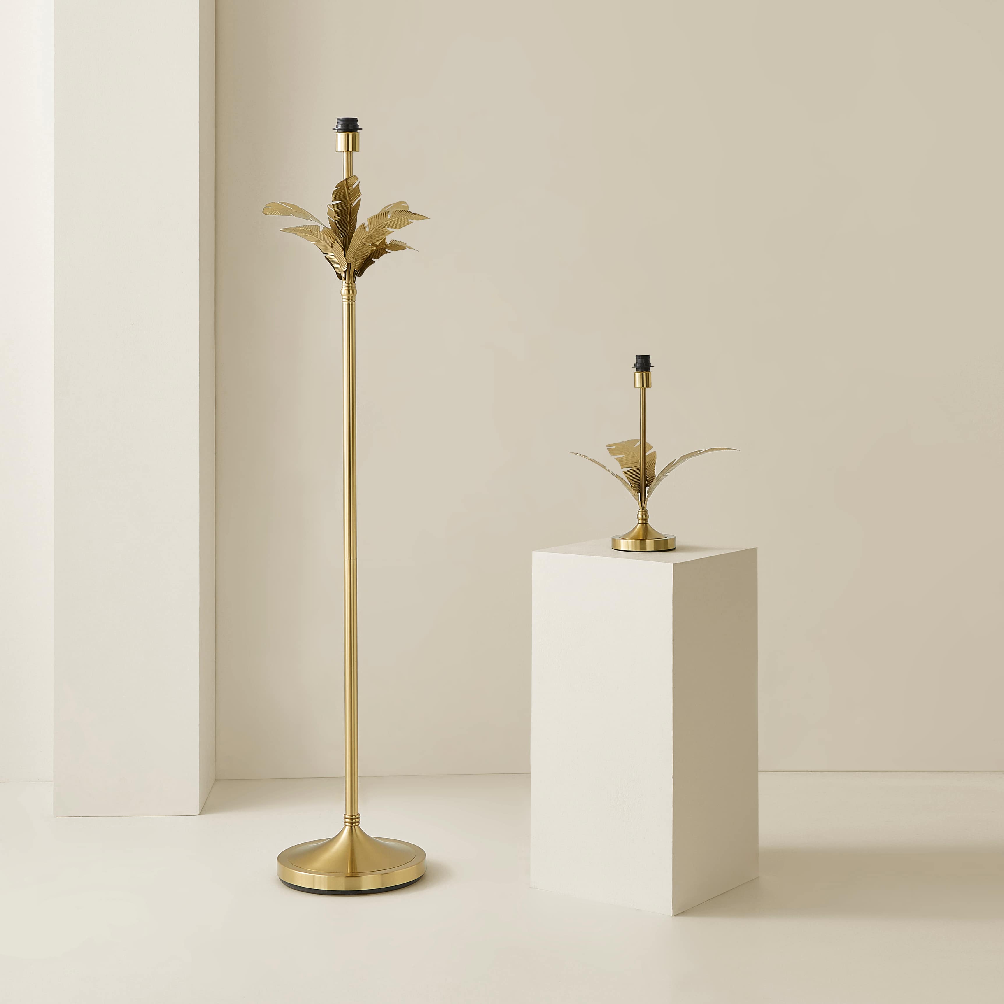 Victoria Candlestick Floor Lamp In Light Wood - View #11