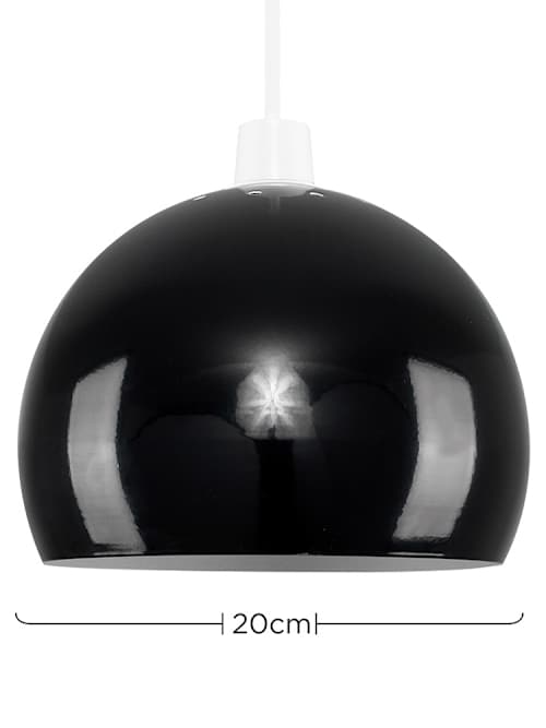 Mini Arco Black Pendant Shade | Value Lights