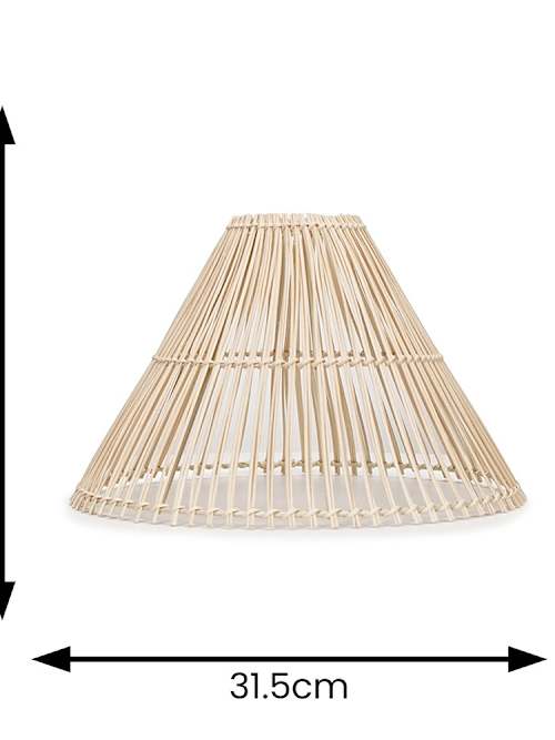 Vine Natural Rattan Easy Fit Pendant Shade | Value Lights