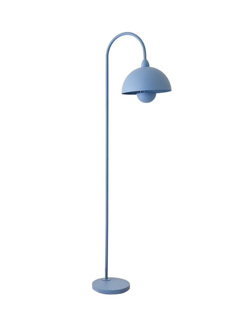 Tilly Sky Blue Arch Floor Lamp | ValueLights