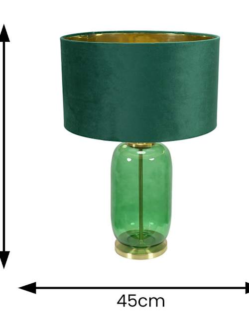 Graham And Green Gold Gingko Leaf Table Lamp With Shade By Graham - View #11