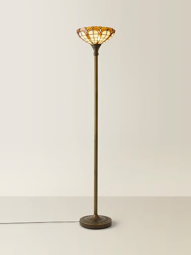 Jewel Art Deco Uplighter Floor Lamp