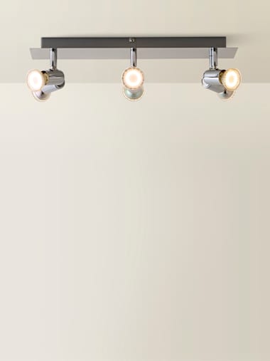 Polished Chrome 6 Way Spotlight Bar