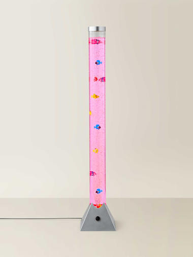  1.2m Colour Changing LED Bubble Tower with Floating Fish