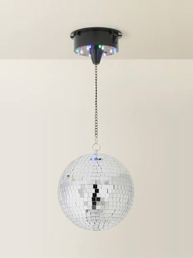 Dolly 8 Inch Rotating Battery Operated Mirror Ball Ceiling Light