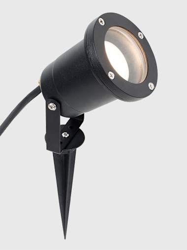 IP65 3-in-1 Black Outdoor Light