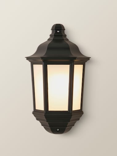 IP44 Black Wall Lantern