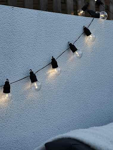 30 x IP44 Outdoor Warm White LED Festoon Lights