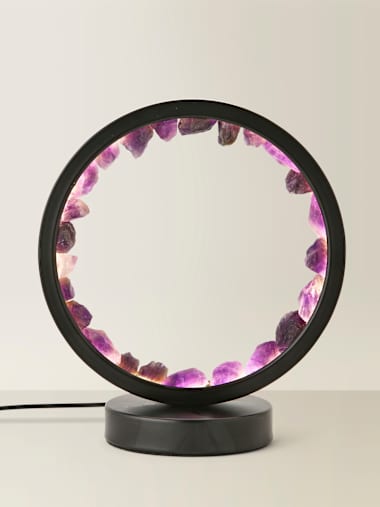  Amethyst Wellness Lamp with Warm White LEDs