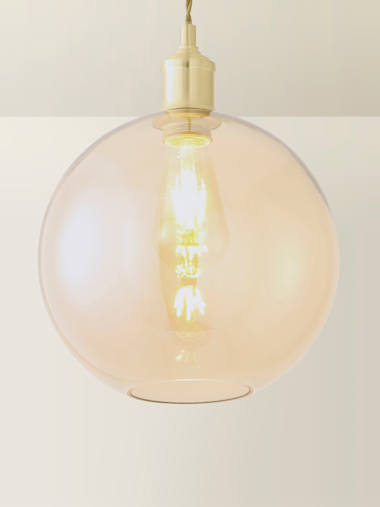 Bellamy Easy Fit Amber Glass Shade