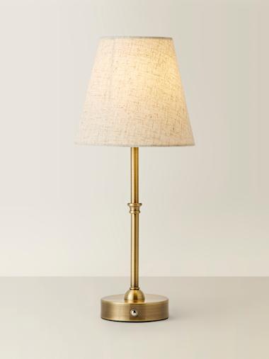 Antique Brass Rechargeable LED Table Lamp