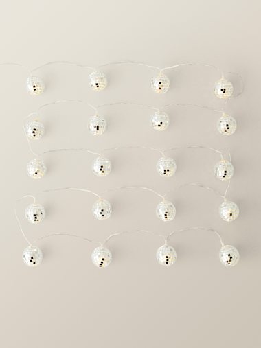 Dolly Set of 20 LED Disco Ball String Lights