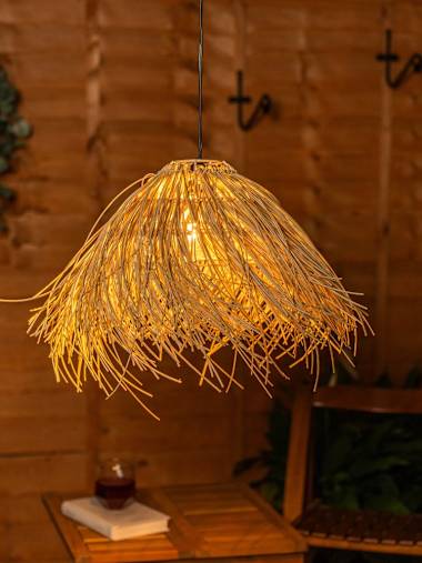 Natural Grass Pendant Light