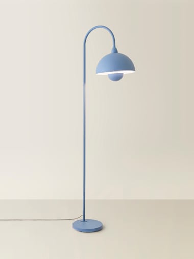 Sky Blue Arch Floor Lamp