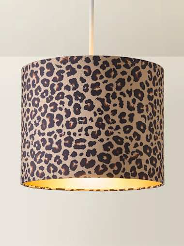 Oasis Small Leopard Shade with Gold Inner