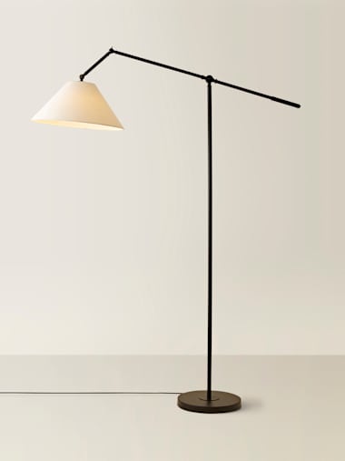 Layla Matte Black Adjustable Floor Lamp