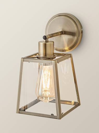 Susie Antique Brass Wall Light