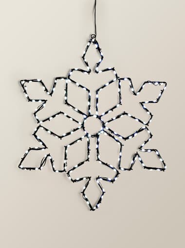 Premier Decorations Flexibrights Snowflake with White LEDs