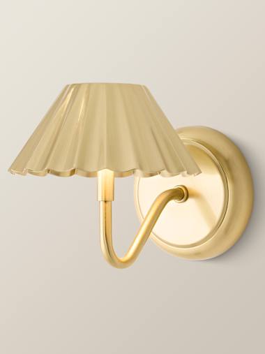 Brushed Gold Rechargeable Wall Light