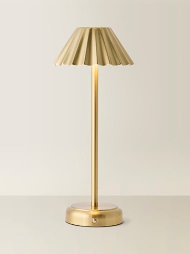Brushed Gold Rechargeable Table Lamp