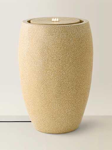 IP44 Tall Natural Urn Solar Water Feature