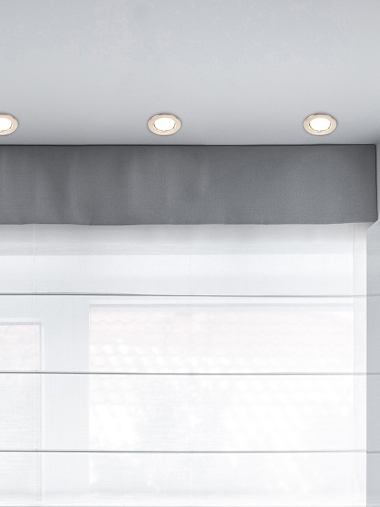 10 x Brushed Chrome Fire Rated Downlights