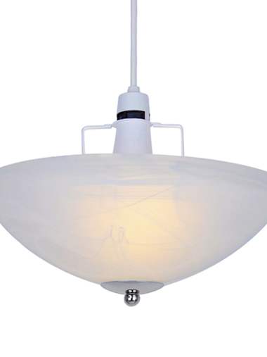 Gimbal Alabaster Bowl Pendant Shade