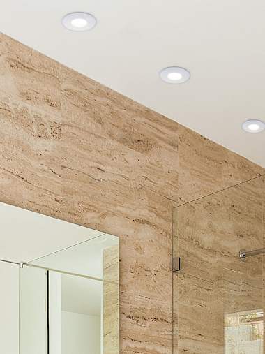 6 x Non-Fire Rated IP65 Bathroom s in White