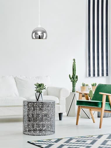 Chrome Pendant Shade