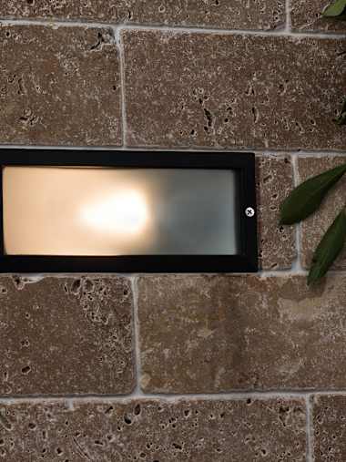 IP54 Brick Light in Black