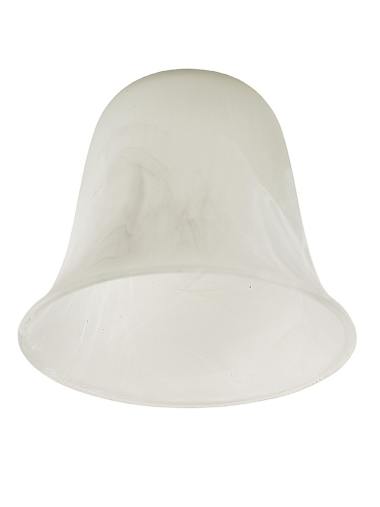 3 x Marble Effect Bell Glass Shades