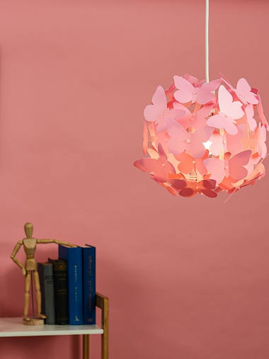 Butterfly Pink Pendant Shade
