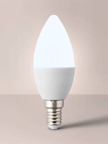 4W SES/E14 Frosted Candle Bulb In Daylight/ Cool White