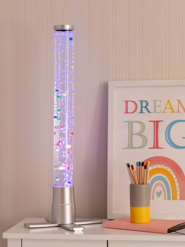 Colour Changing LED Bubble Tower with Colourful Balls