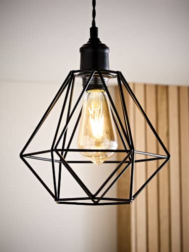 Diablo Black Pendant Shade
