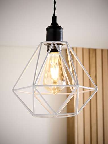 Diablo White Pendant Shade
