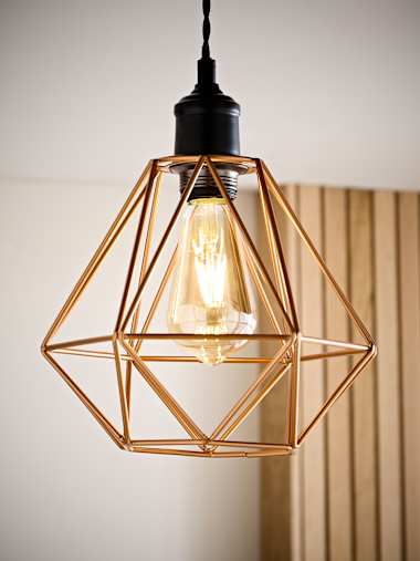 Diablo Copper Pendant Shade