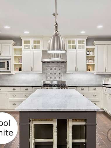 Satin Nickel Recessed 12V LED Downlight in Cool White