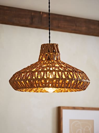 Hamilton Weave Natural Pendant Shade