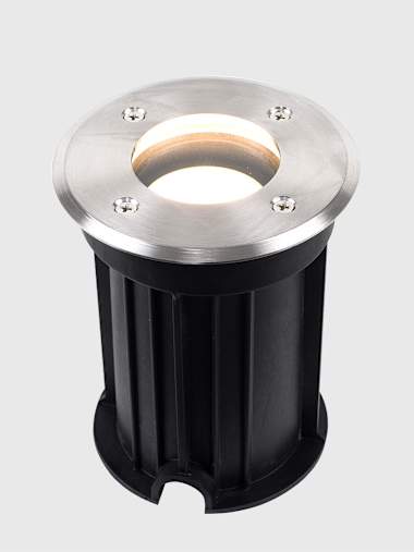 Sussex IP54 Silver Walk Over Ground Light