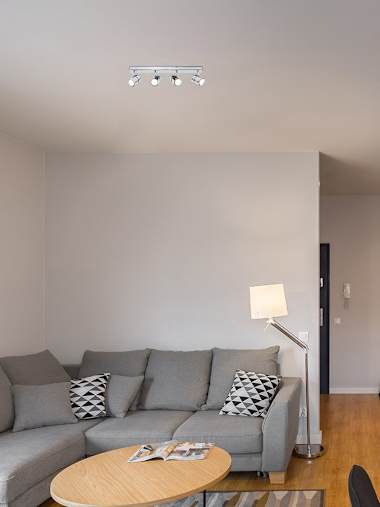 Rosie 4-Way Chrome Spotlight Bar