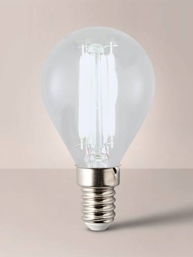 Pack of 6 Cool White 4W LED Filament Golf Ball Bulbs