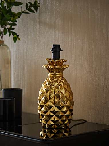 Table Lamp in Gold
