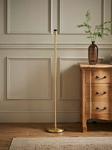 Brushed Gold Floor Lamp Base