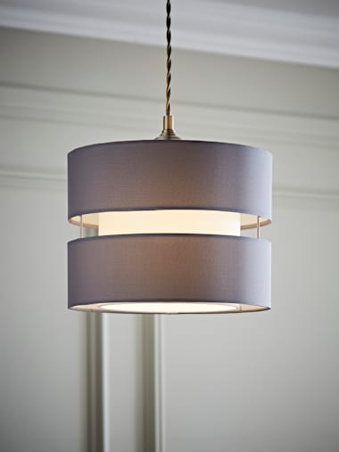 Sophia Small Grey Pendant Shade