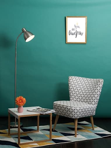 Susan Brushed Chrome Floor Lamp